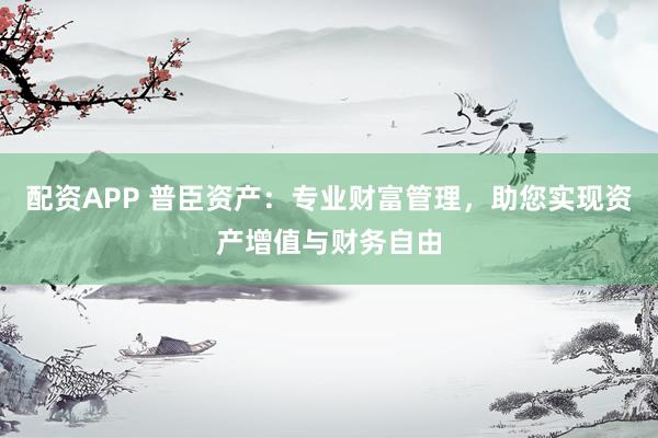 配资APP 普臣资产：专业财富管理，助您实现资产增值与财务自由